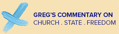 Gregory Bondar – Greg's Commentary on Church – State – Freedom Logo